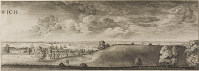 Greenwich door Wenceslaus Hollar