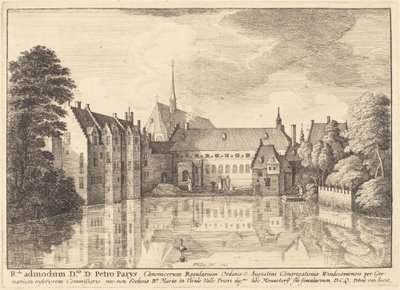 Abdij van Groenendael door Wenceslaus Hollar