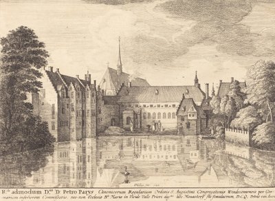 Abdij van Groenendael, 1647 door Wenceslaus Hollar