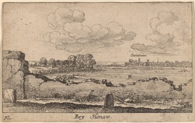 Hanau door Wenceslaus Hollar