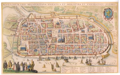 Hollar-Rostock door Wenceslaus Hollar