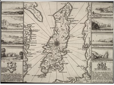 Isle of Man door Wenceslaus Hollar