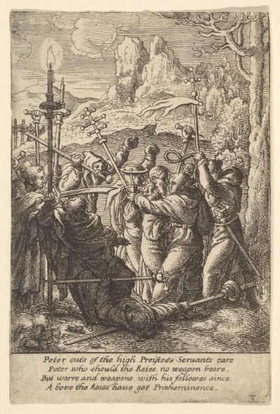 Jezus genomen door Wenceslaus Hollar