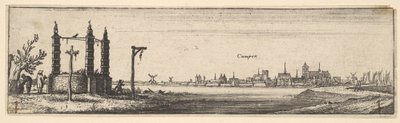 Kampen door Wenceslaus Hollar
