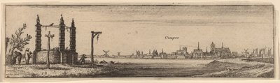 Kampen, ca. 1632 door Wenceslaus Hollar