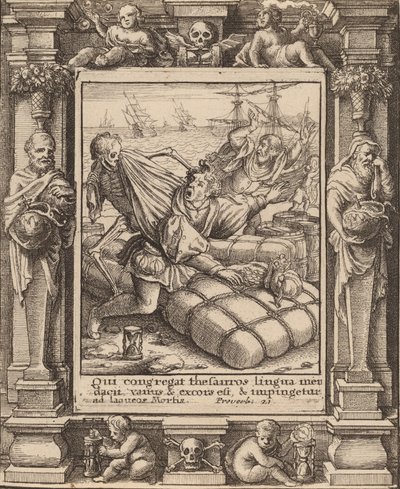 Koopman door Wenceslaus Hollar