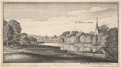 Bij Albury, 1645 door Wenceslaus Hollar