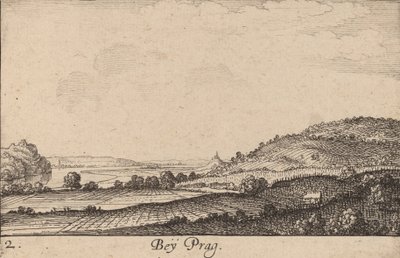 Bij Praag, 1635 door Wenceslaus Hollar