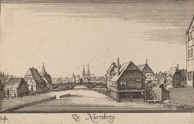 Neurenberg, 1635 door Wenceslaus Hollar