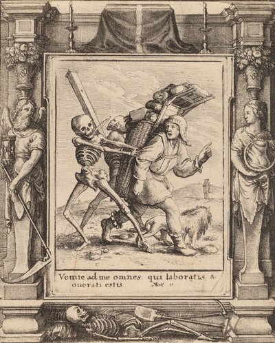 Marskramer, 1651 door Wenceslaus Hollar