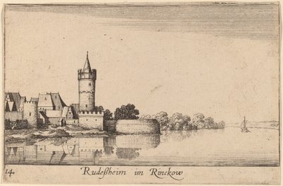 Rudesheim door Wenceslaus Hollar