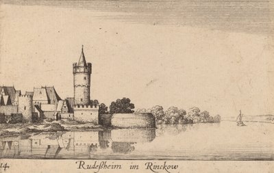 Rudesheim door Wenceslaus Hollar