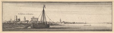 Rüdesheim door Wenceslaus Hollar