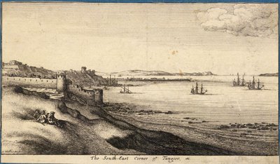 Z.O. hoek van Tanger. Staat 1 door Wenceslaus Hollar