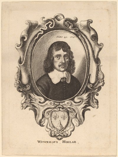 Zelfportret door Wenceslaus Hollar