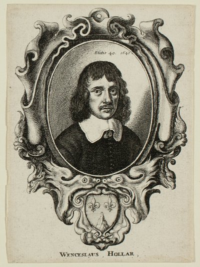 Zelfportret door Wenceslaus Hollar