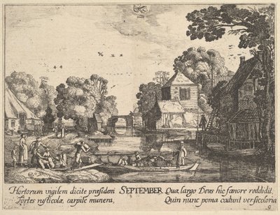September door Wenceslaus Hollar