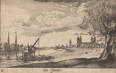 Speyer, 1635 door Wenceslaus Hollar