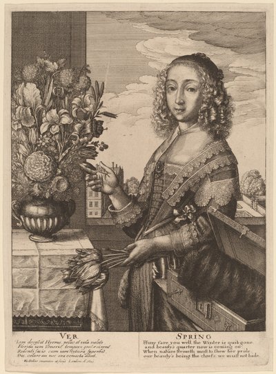Lente door Wenceslaus Hollar