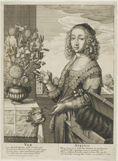 Lente door Wenceslaus Hollar