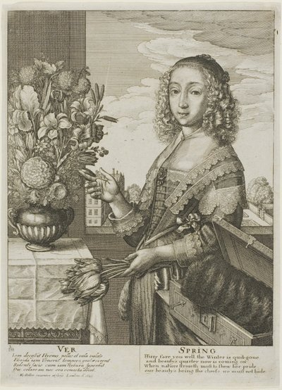 Lente door Wenceslaus Hollar