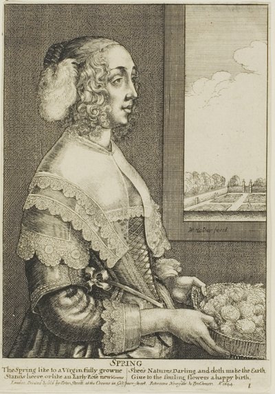 Lente door Wenceslaus Hollar