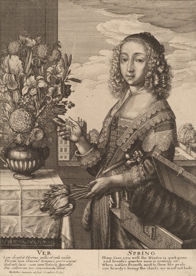 Lente door Wenceslaus Hollar