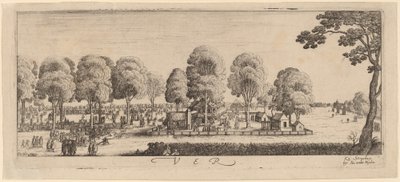 Lente: De Schietbaan door Wenceslaus Hollar