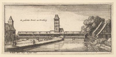 Straatsburg door Wenceslaus Hollar