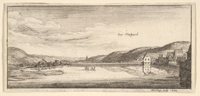 Stuttgart: Het Meer door Wenceslaus Hollar