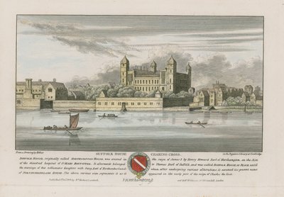 Suffolk House, Charing Cross, Londen door Wenceslaus Hollar