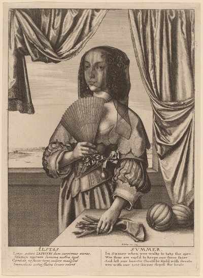 Zomer door Wenceslaus Hollar