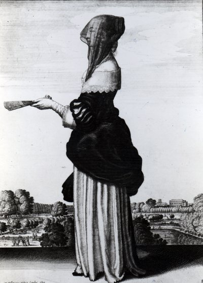 Zomer, 1644 door Wenceslaus Hollar