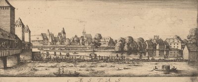 Zomer: De Badplaats, ca. 1628-1629 door Wenceslaus Hollar