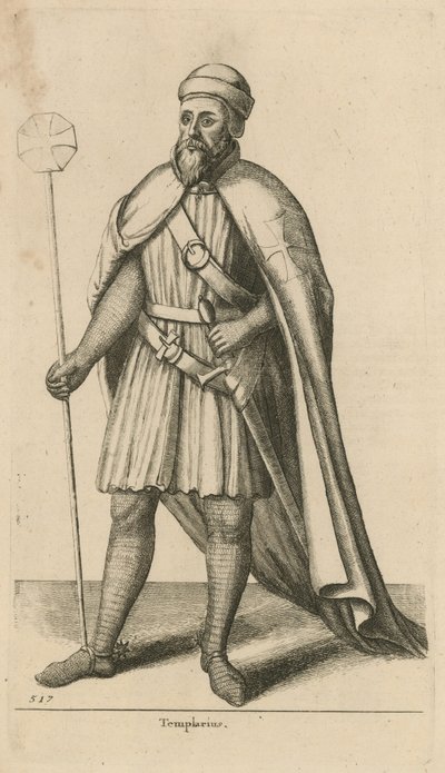 Tempelier door Wenceslaus Hollar