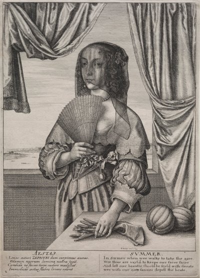 De vier seizoenen: Zomer door Wenceslaus Hollar