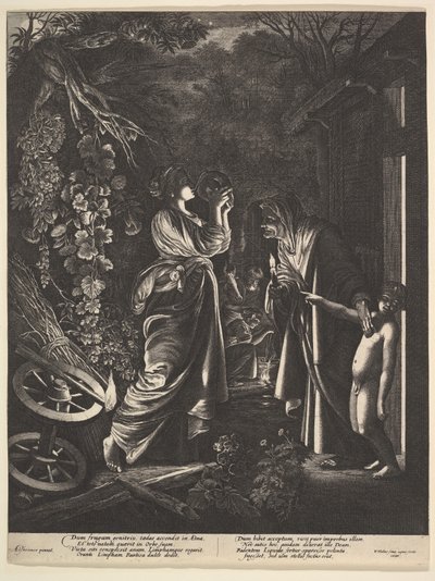 De bespotting van Ceres door Wenceslaus Hollar