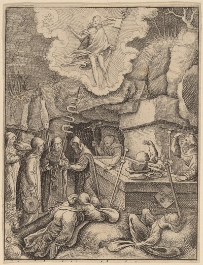 De Opstanding door Wenceslaus Hollar