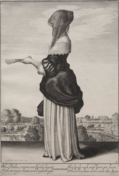 De Seizoenen: Zomer door Wenceslaus Hollar