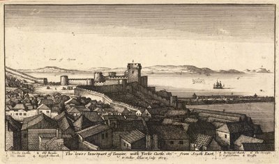 Het onderste binnenste deel van Tanger door Wenceslaus Hollar
