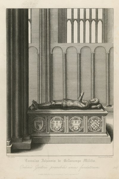 Graf van John Beauchamp door Wenceslaus Hollar