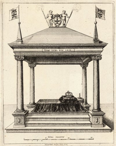 Graf van Prins Theodosio de Bragança door Wenceslaus Hollar