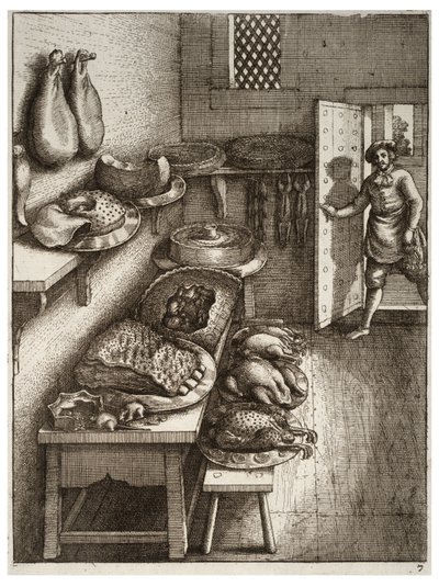 Stad en landmuis door Wenceslaus Hollar