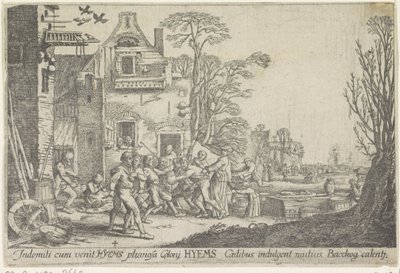 Winter door Wenceslaus Hollar