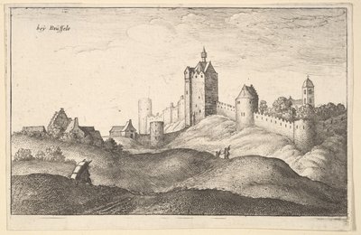 bij Brussel, ca. 1643 door Wenceslaus Hollar