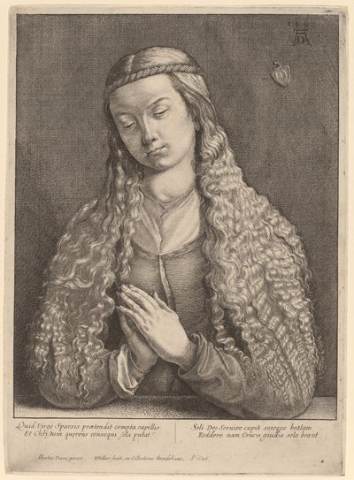 Katharine Furlegerin door Wenceslaus Hollar after Albrecht Dürer
