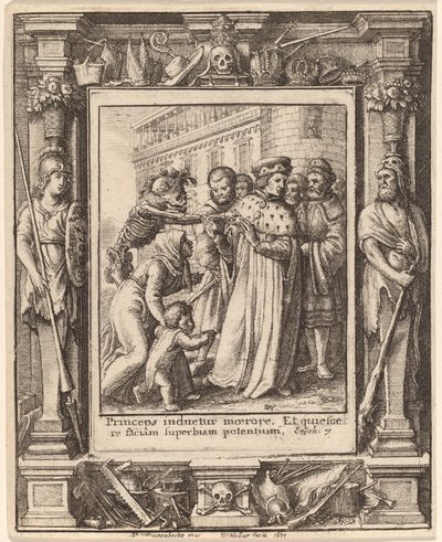 Hertog door Wenceslaus Hollar after Hans Holbein the Younger after Abraham van Diepenbeeck