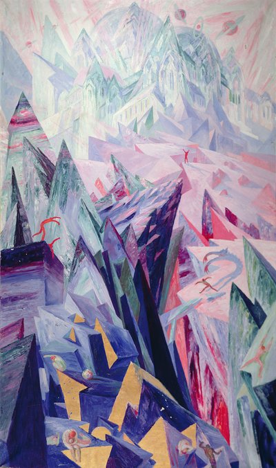 Weg van het Genie, 1918 door Wenzel Hablik