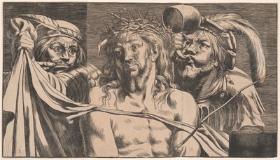 De bespotting van Christus door Werner van den Valckert