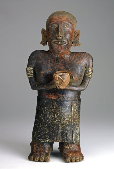 Staande vrouwelijke figuur, ca. 200 v.Chr.-300 n.Chr. door West Mexican